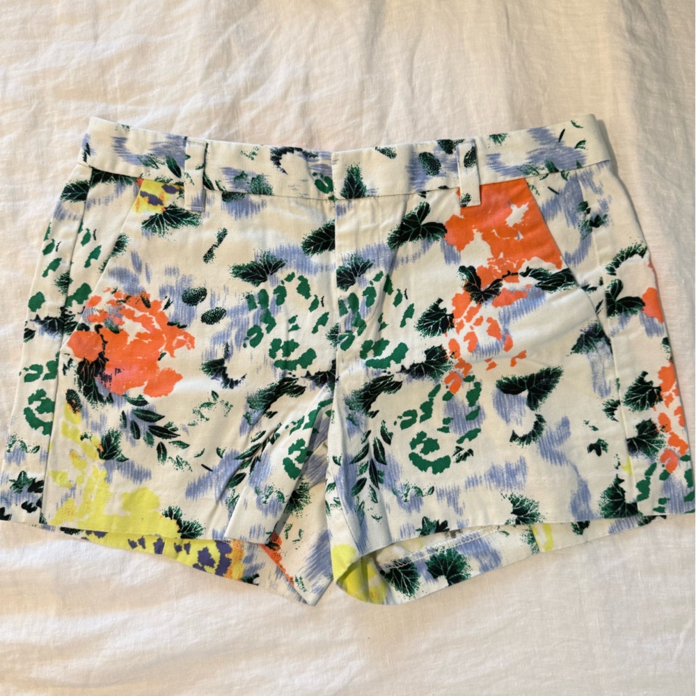 GAP Women’s Multicolor Abstract Floral Shorts 00